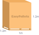 Standard size pallet half weight